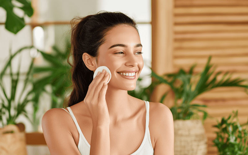 Việc dùng toner giúp cân bằng lại pH và chuẩn bị cho các bước dưỡng tiếp theo