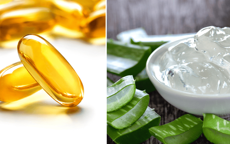 Khi kết hợp cùng nha đam, hiệu quả dưỡng da càng được tăng cường.