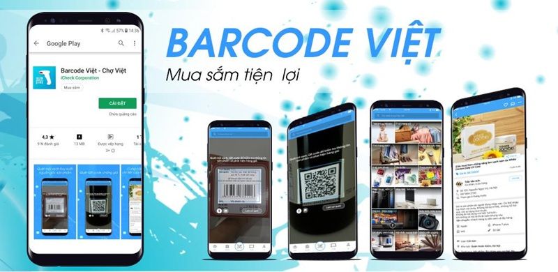 Barcode Việt là ứng dụng được phát triển với mục tiêu hỗ trợ người tiêu dùng trong nước kiểm tra thông tin các sản phẩm