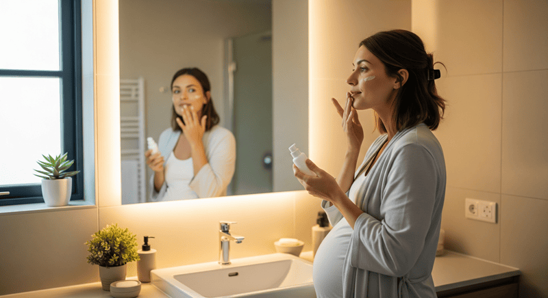 Bà bầu hoàn toàn có thể sử dụng kem dưỡng da mặt, thậm chí việc này còn được khuyến khích để duy trì sức khỏe và vẻ đẹp của làn da