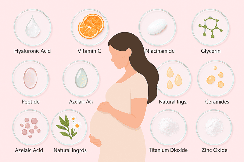 Trong giai đoạn mang thai, mẹ bầu vẫn có thể chăm sóc da an toàn nếu lựa chọn những thành phần lành tính, đã được kiểm chứng và khuyên dùng