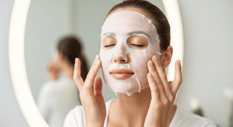 Bạn hãy tìm kiếm các loại mặt nạ chứa thành phần mạnh mẽ như Retinol (hoặc dẫn xuất), Peptides và CoQ10