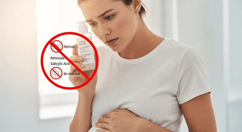 ặc dù nồng độ thấp (dưới 2%) trong sữa rửa mặt được coi là an toàn, nhưng Salicylic Acid nồng độ cao trong mặt nạ hoặc các sản phẩm để lại trên da có thể gây rủi ro cho mẹ bầu