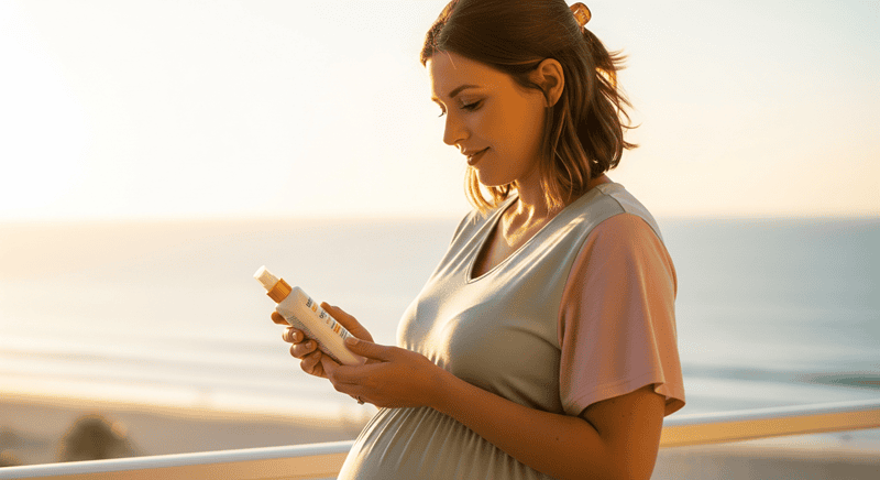 Để đảm bảo an toàn tuyệt đối cho cả mẹ và bé, các chuyên gia khuyến cáo mẹ bầu nên&nbsp;TRÁNH&nbsp;sử dụng kem chống nắng hóa học