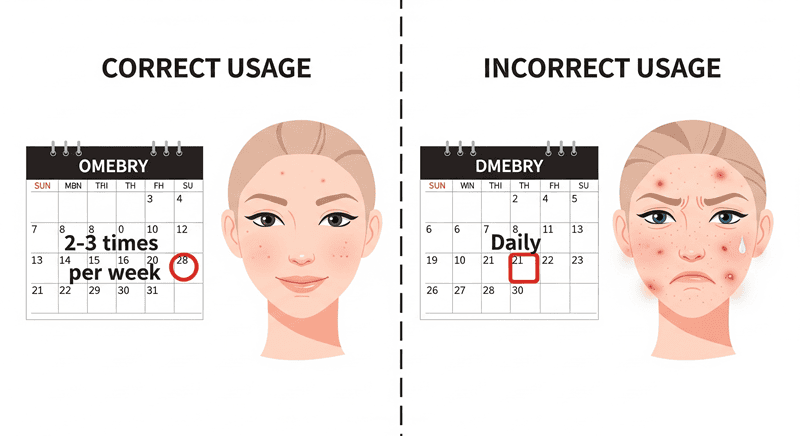 Với da mụn, tần suất đắp mặt nạ giấy cần được kiểm soát để tránh gây áp lực lên làn da vốn đã nhạy cảm