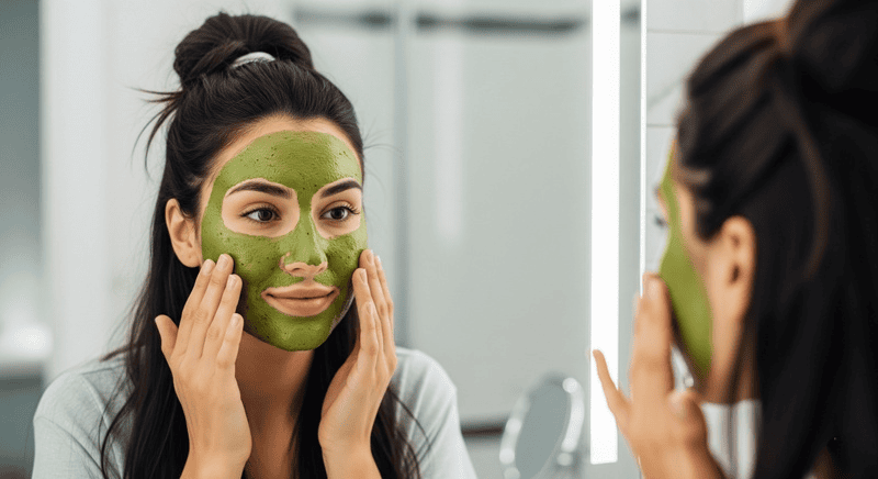 Bạn có thể kết hợp bột trà xanh với nhiều nguyên liệu khác nhau để làm mặt nạ trị mụn