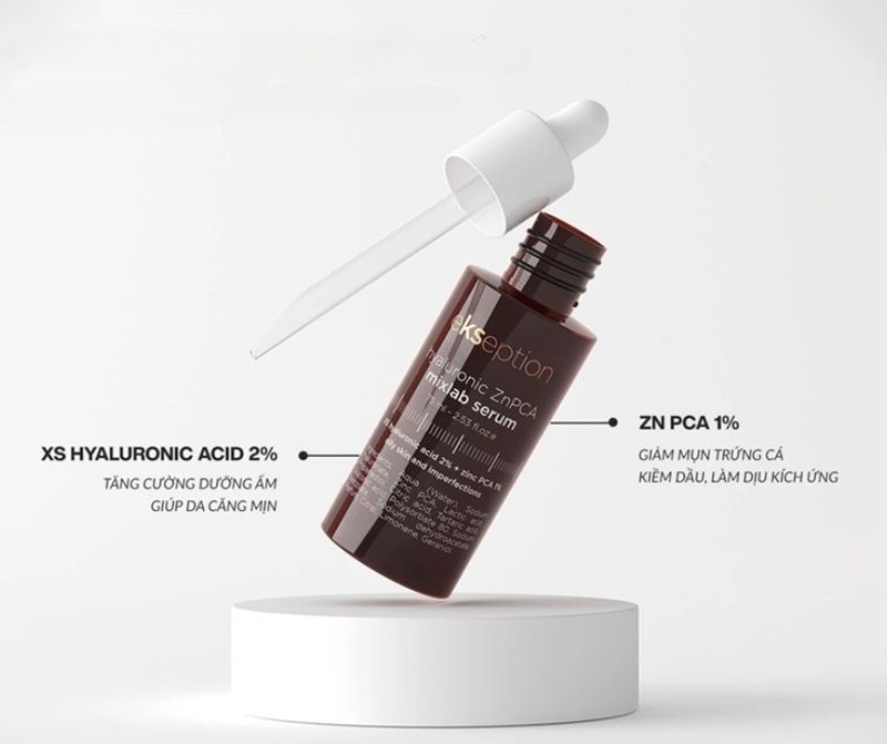 Serum Ekseption Hyaluronic PHA là sự kết hợp thông minh giữa khả năng tái tạo bề mặt và cấp ẩm chuyên sâu