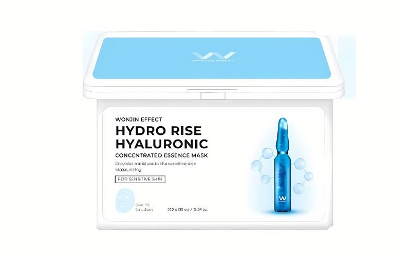 Mặt nạ Wonjin Effect Hydro Rise Hyaluronic Concentrated Essence Mask là một liệu trình cấp ẩm chuyên sâu