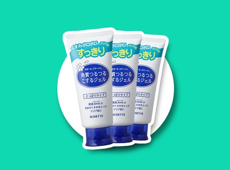 Rosette Peeling Gel là sản phẩm tẩy tế bào chết dạng gel, chứa AHA chiết xuất từ 3 loại axit trái cây tự nhiên