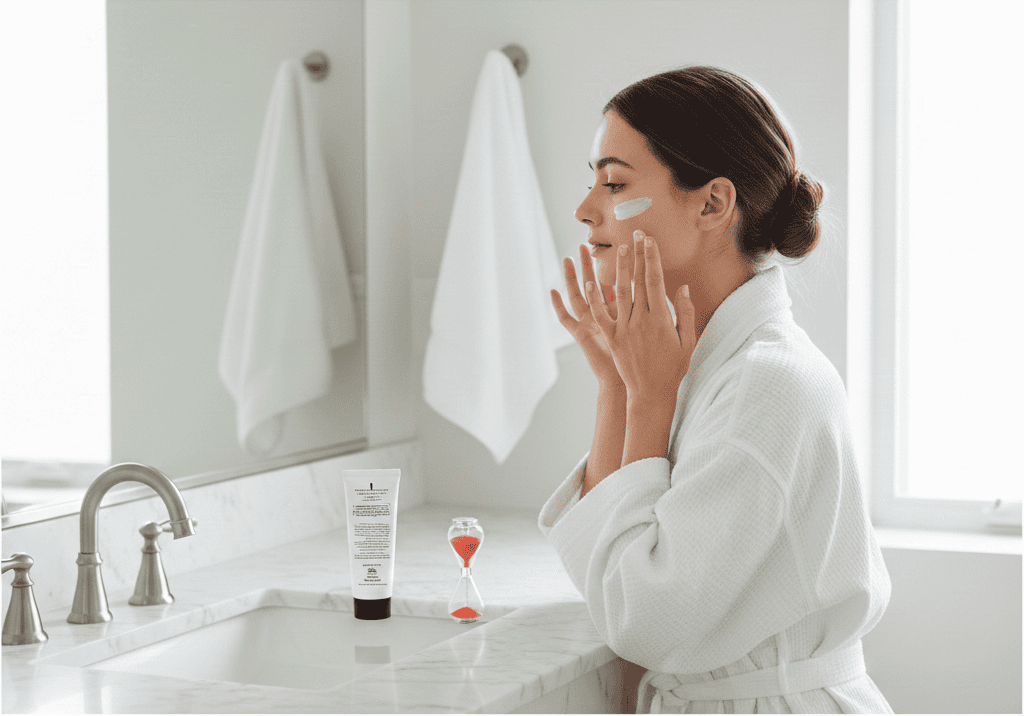 bôi kem trị mụn bao lâu thì rửa mặt hình 1.png