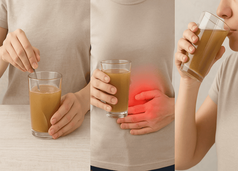 Bột cam thảo được biết đến với khả năng hỗ trợ hệ tiêu hóa một cách hiệu quả, đặc biệt trong việc làm dịu các triệu chứng khó chịu như viêm loét dạ dày hay đầy hơi