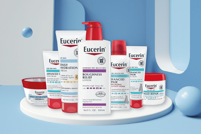 Trực thuộc tập đoàn Beiersdorf, Eucerin có lịch sử lâu đời gắn liền với nghiên cứu da liễu tại Đức