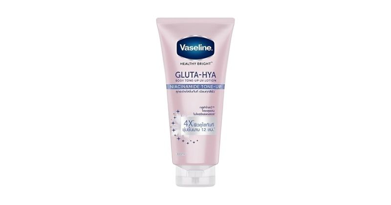 Vaseline Healthy Bright Gluta-Hya kết hợp các thành phần được biết đến với khả năng cải thiện tông màu da
