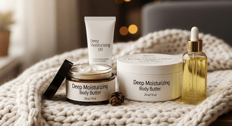 Hãy ưu tiên sử dụng các sản phẩm có chứa thành phần cấp và giữ ẩm như Hyaluronic Acid, Glycerin, Ceramide, Shea Butter, dầu Argan hoặc Squalane