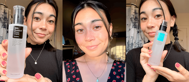 Lấy một lượng vừa đủ BHA COSRX, thấm ra bông tẩy trang rồi lau khắp mặt hoặc đổ ra tay vỗ nhẹ trực tiếp