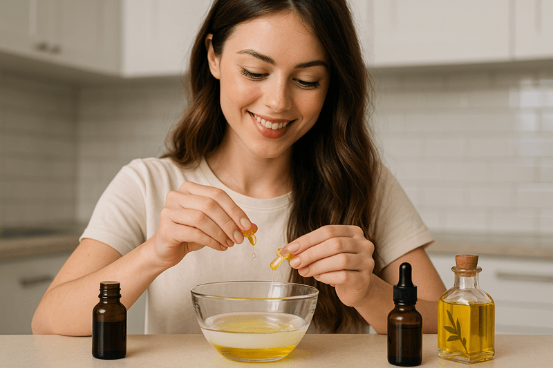 Việc sử dụng serum dưỡng tóc đa năng sẽ góp phần cân bằng độ ẩm, làm mềm tóc