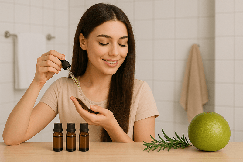 Bên cạnh dầu nền, tinh dầu đóng vai trò quan trọng trong việc tăng cường hiệu quả của serum dưỡng tóc