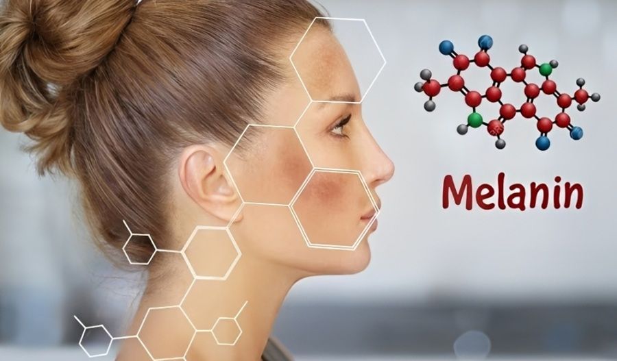 Melanin đóng vai trò là sắc tố quyết định màu sắc nguyên bản của da