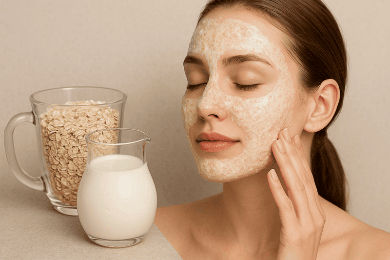 Để có được một làn da không chỉ sáng hơn mà còn mịn màng hơn, công thức kết hợp sữa không đường cùng bột yến mạch là một giải pháp mà bạn không nên bỏ qua
