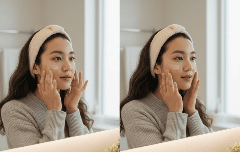 Hãy chọn loại kem dưỡng ẩm giàu dưỡng chất, có kết cấu đặc hơn một chút so với kem dưỡng mùa hè