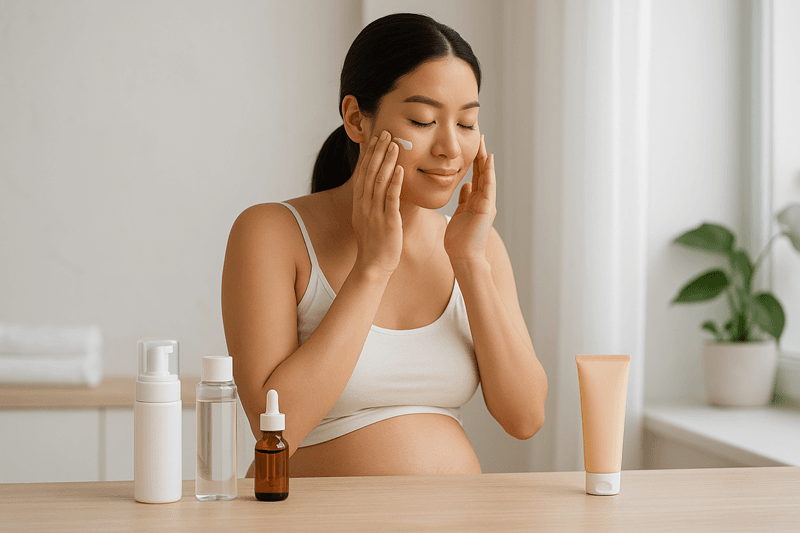 Quy trình buổi sáng tập trung vào việc cấp ẩm, chống oxy hóa và quan trọng nhất là bảo vệ da khỏi các tác nhân gây hại