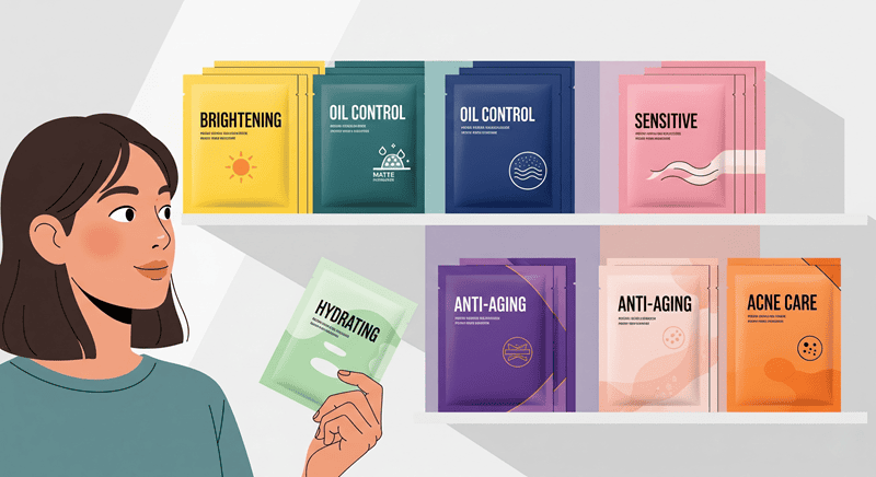 : Lựa chọn mặt nạ theo loại da giúp bạn tập trung xử lý các vấn đề cụ thể