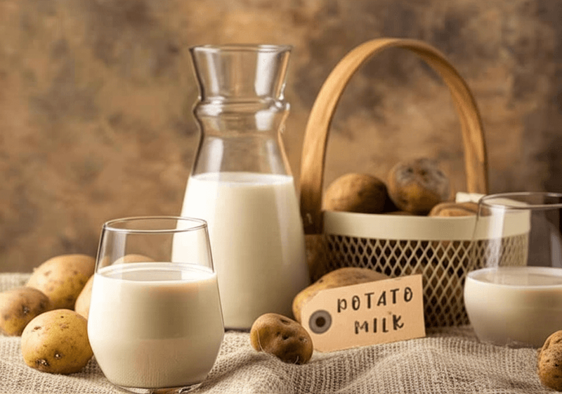 Bạn có thể thử nghiệm công thức mặt nạ khoai tây kết hợp với sữa tươi để khắc phục tình trạng quầng thâm dưới mắt