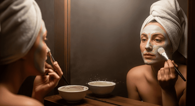 Ngay sau bước làm sạch và cân bằng, hãy đắp loại mặt nạ đã chọn lên da