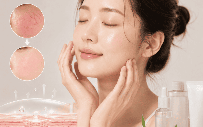 Routine chăm sóc da nên được tối giản với các sản phẩm có công thức lành tính, không chứa cồn khô, hương liệu hoặc các thành phần dễ gây kích ứng