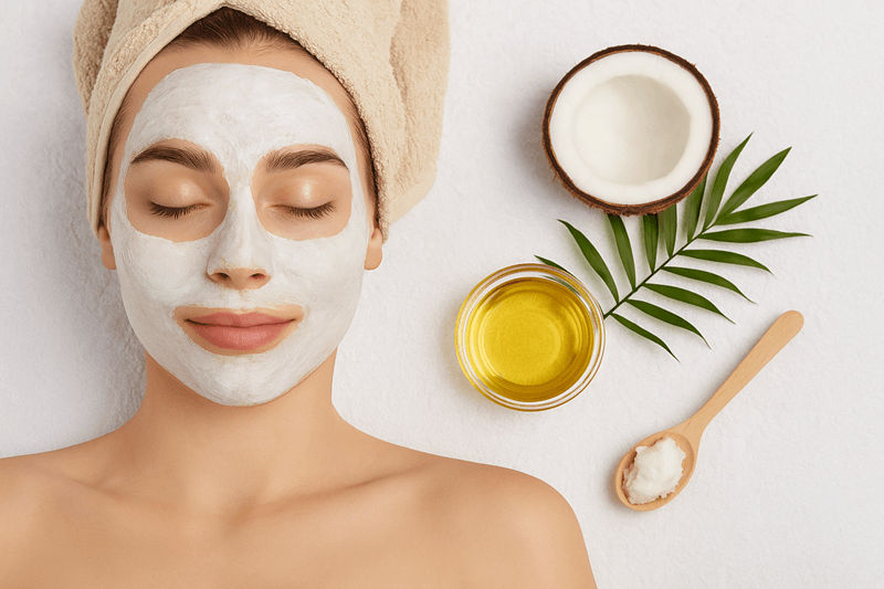 Có rất nhiều công thức khác nhau để bạn lựa chọn kết hợp cùng dầu dừa làm mặt nạ dưỡng da