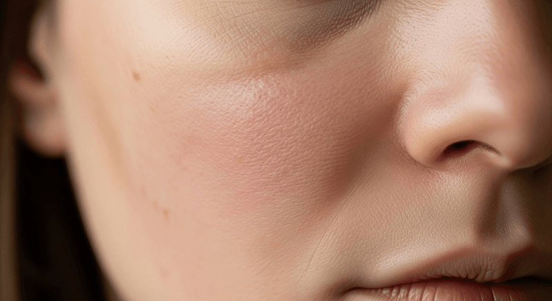 Da có thể ửng đỏ ở những vùng thoa serum, đi kèm cảm giác nóng hoặc ấm lên một cách bất thường