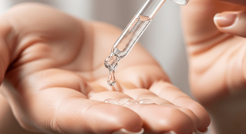 Lượng serum khoảng một hạt đậu là liều lượng vừa đủ để tạo một lớp bao bọc mỏng nhẹ trên toàn bộ khuôn mặt
