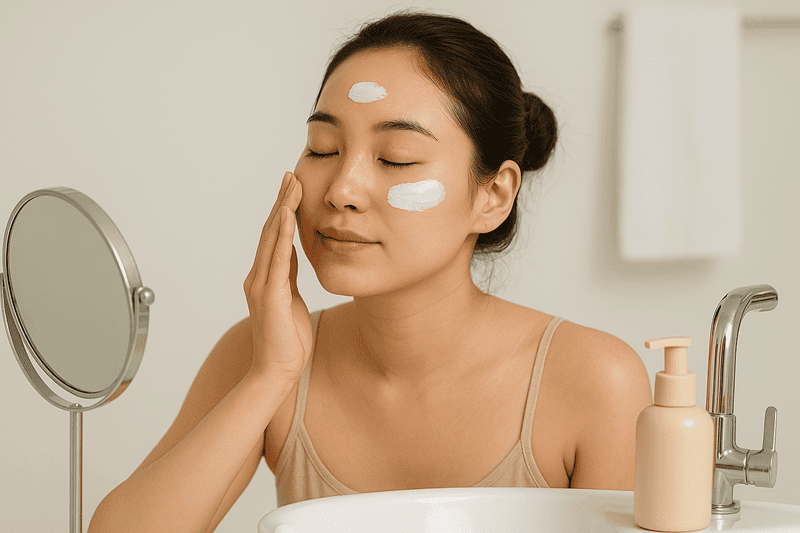 Kết cấu của kem chống nắng vật lý thường đặc, có độ bám dính cao cùng khả năng chống trôi tốt