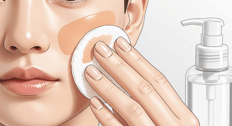 Các sản phẩm tích hợp như kem chống nắng có màu cũng cần được làm sạch kỹ càng