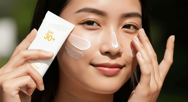 Bạn cần luôn dùng serum Vitamin C với kem chống nắng phổ rộng SPF 30+ vào ban ngày