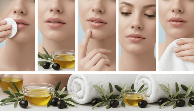 Một trong những cách đơn giản nhất để tận dụng trọn vẹn dưỡng chất từ dầu oliu chính là biến nó thành loại mặt nạ ngủ cho môi