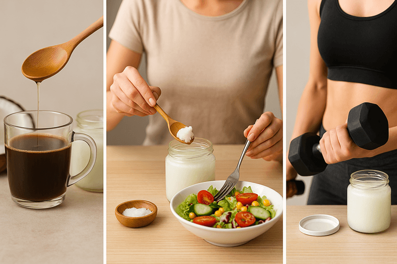 Thời điểm bạn nạp dầu dừa vào cơ thể sẽ định hướng cách nó được sử dụng