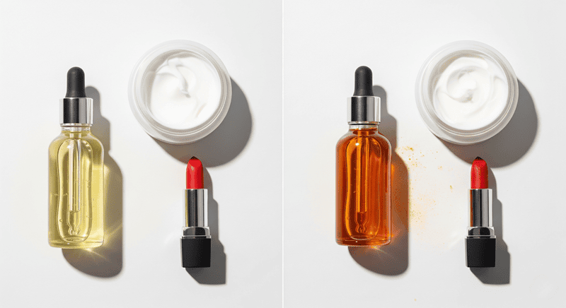 Ngay khi lớp niêm phong của mỹ phẩm được mở, sản phẩm sẽ tiếp xúc trực tiếp với không khí và môi trường bên ngoài, từ đó xảy ra nhiều phản ứng khiến công thức dễ bị thay đổi