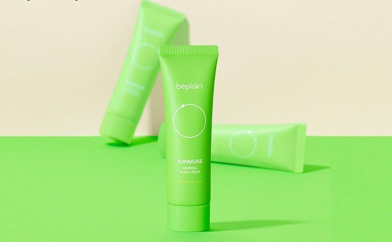 Kem Chống Nắng Vật Lý BEPLAIN Sunmuse Mineral Sunscreen SPF50+ PA++++ Ráo Dầu, Phù Hợp Da Nhạy Cảm 50ml