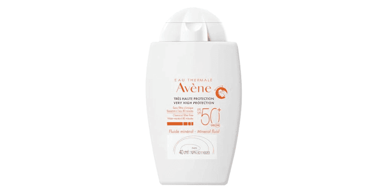 Kem chống nắng cho bà bầu Avene Very High Protection Mineral Fluid SPF50+
