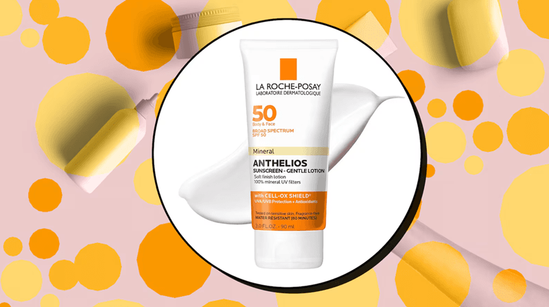 La Roche-Posay Anthelios Mineral Gentle Lotion Sunscreen SPF 50 sở hữu công nghệ Cell-Ox Shield chống oxy hóa vượt trội, kết cấu mỏng nhẹ