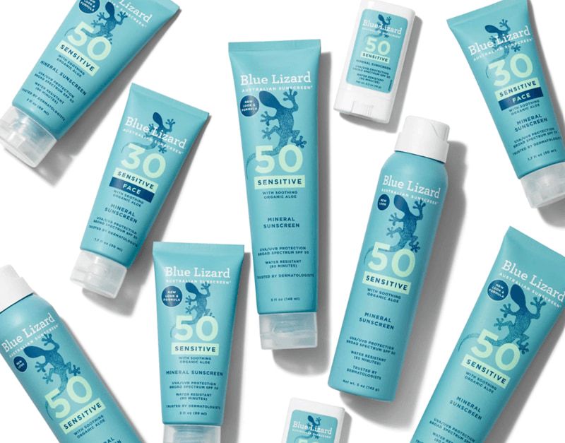 Kem chống nắng cho bà bầu Blue Lizard Sensitive Sunscreen SPF 50+