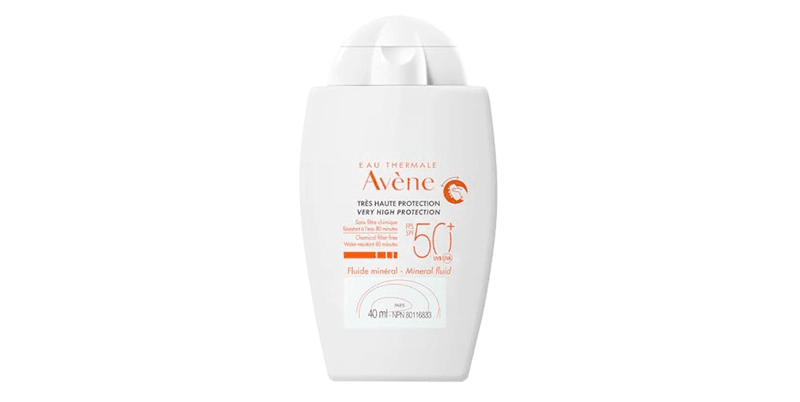  Avene Very High Protection Mineral Fluid SPF50+ không chứa hương liệu, vô cùng lành tính cho bà bầu