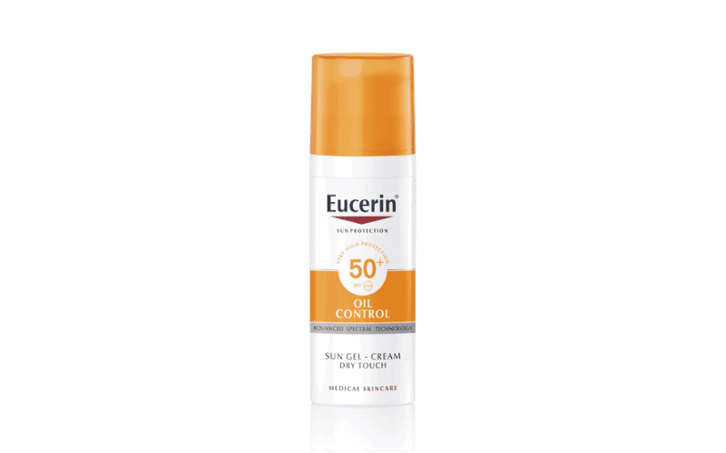 Eucerin Sun Gel-Cream Oil Control SPF50+ là kem chống nắng cho da dầu mụn vào mùa đông