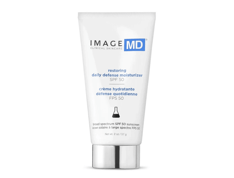 Image MD Restoring Daily Defense Moisturizer SPF 50 hướng đến những làn da cần phục hồi chuyên sâu, chống nắng mỗi ngày