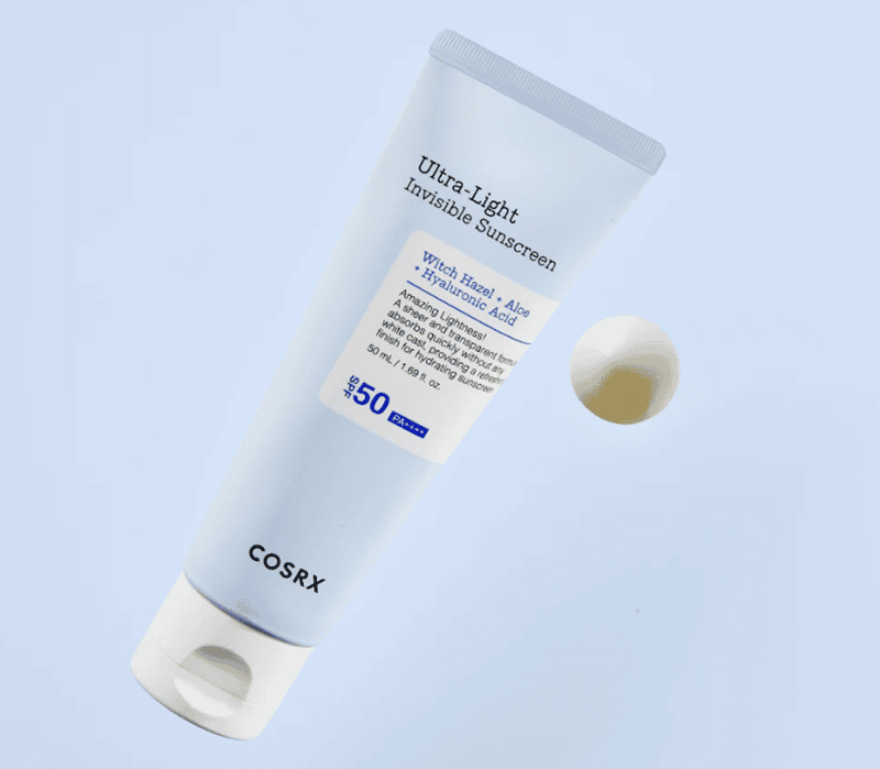  COSRX Ultra-Light Invisible Sunscreen SPF50 PA++++ âm thầm vô hiệu hóa các gốc tự do sinh ra bởi tia UV và cả ánh sáng xanh