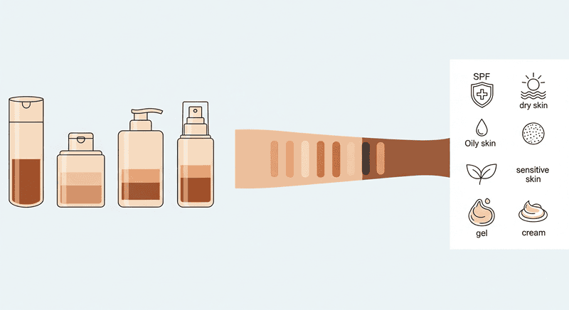 Bạn hãy chọn màu gần với tông da tự nhiên, hoặc sáng hơn một tông để tạo hiệu ứng nâng tone da nhẹ nhàng