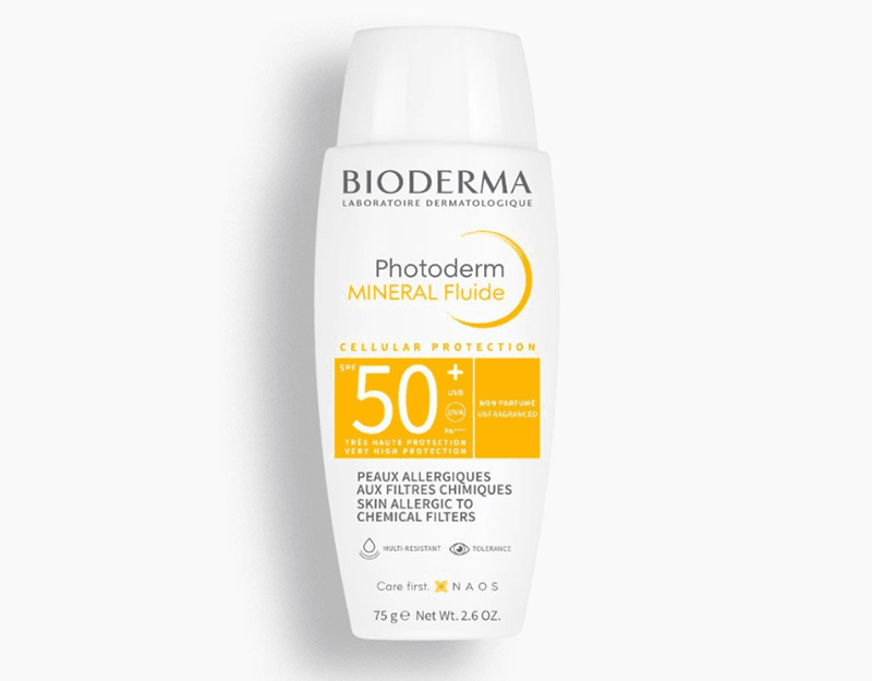 Bioderma Photoderm Mineral Fluide SPF 50+ được phát triển chuyên biệt cho những làn da không dung nạp màng lọc hóa học