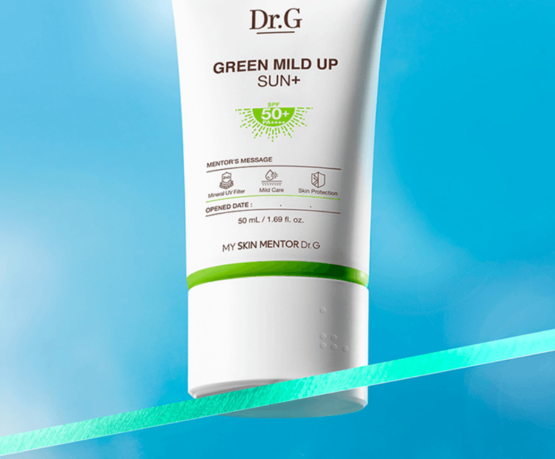 Dr.G Green Mild Up Sun+ là một trong những kem chống nắng vật lý hiếm hoi được thiết kế để bảo vệ làn da khô nhạy cảm