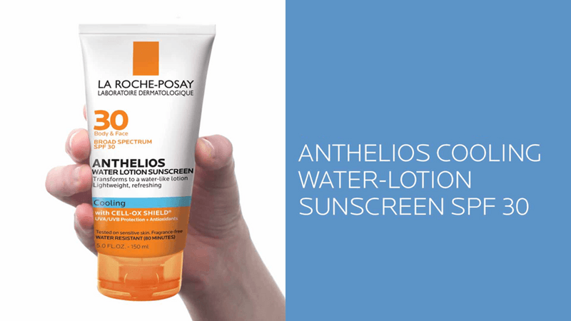  La Roche-Posay Anthelios 30 Cooling Water Suncreen Lotion SPF 30 an toàn đối với cả những làn da đang trong giai đoạn nhạy cảm, dễ bị kích ứng nhất